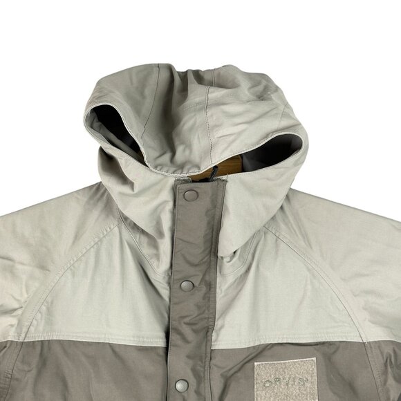 Orvis Flyfishing Wading  Jacket S Hooded Insulated Waterproof Taped Seams 2A1A - Picture 7 of 16